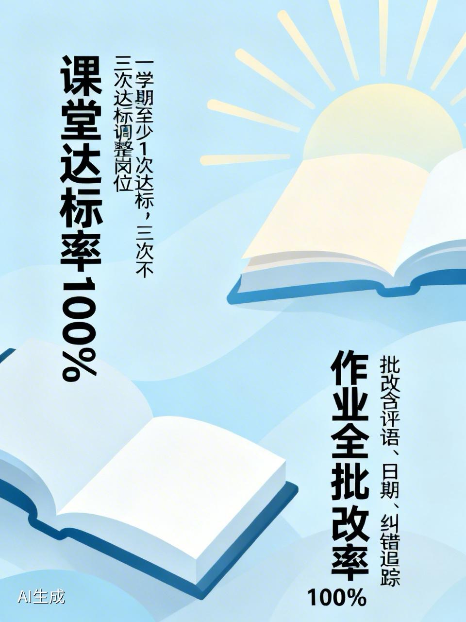 新的学期开始了，昨天召开了全体教师会议，关于本学期的教学工作，公布了标准：
第一