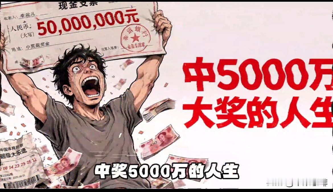 中奖5000万的人生