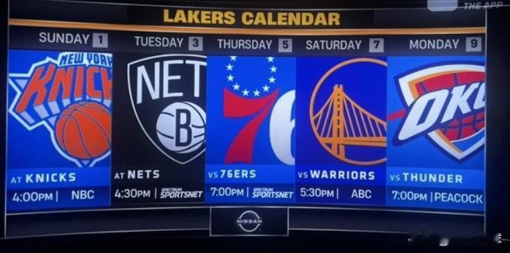 29胜18负再次反超森林狼升至第五！湖人未来5场对手：尼克斯、篮网、76人、勇士