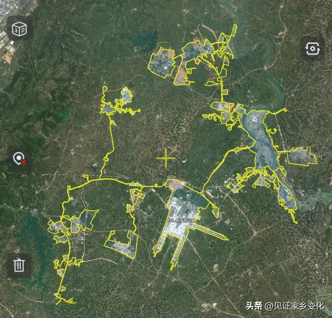 简单测量了一下整个简阳2026年建成区
最近测量了一下2026年整个简阳的建成区