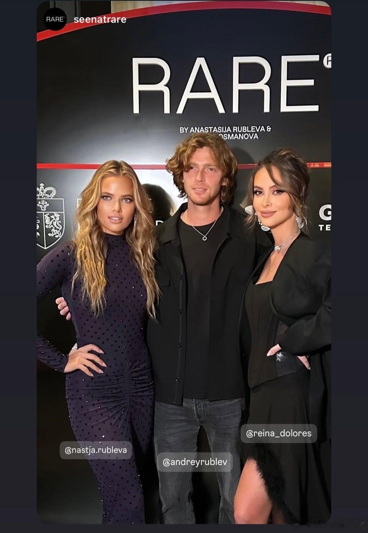 说是卢布列夫已经结婚了和右边这位女士红土撒野季ATP