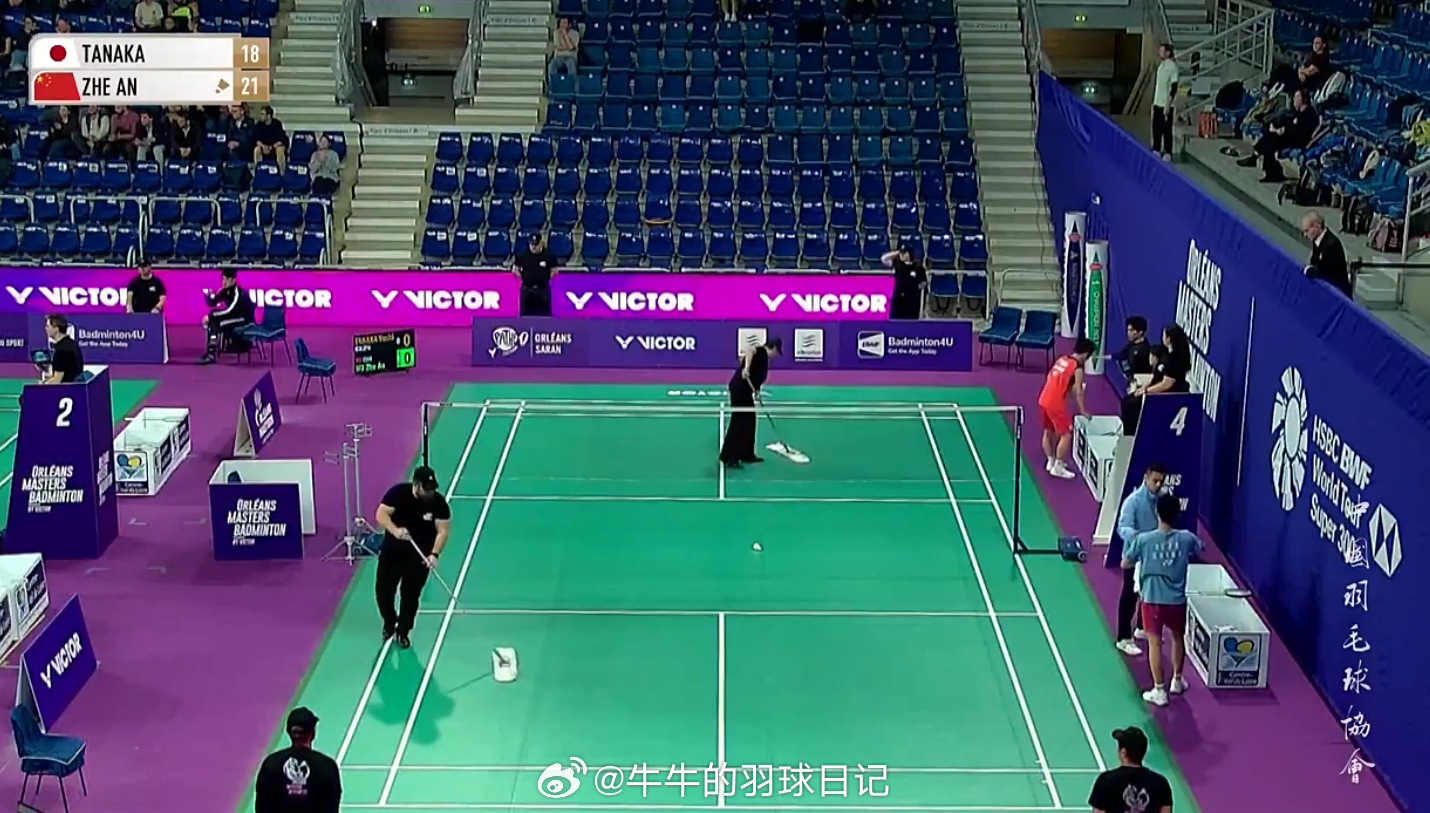 男单 1/8赛 田中涌士 18-21 胡哲安2026年奥尔良羽毛球大师赛