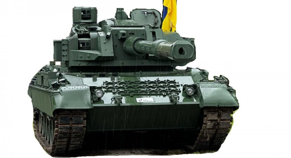 烽火问鼎计划每天认识一件兵器 已经运抵乌克兰的现代化“豹1”主战坦克，安装了比利