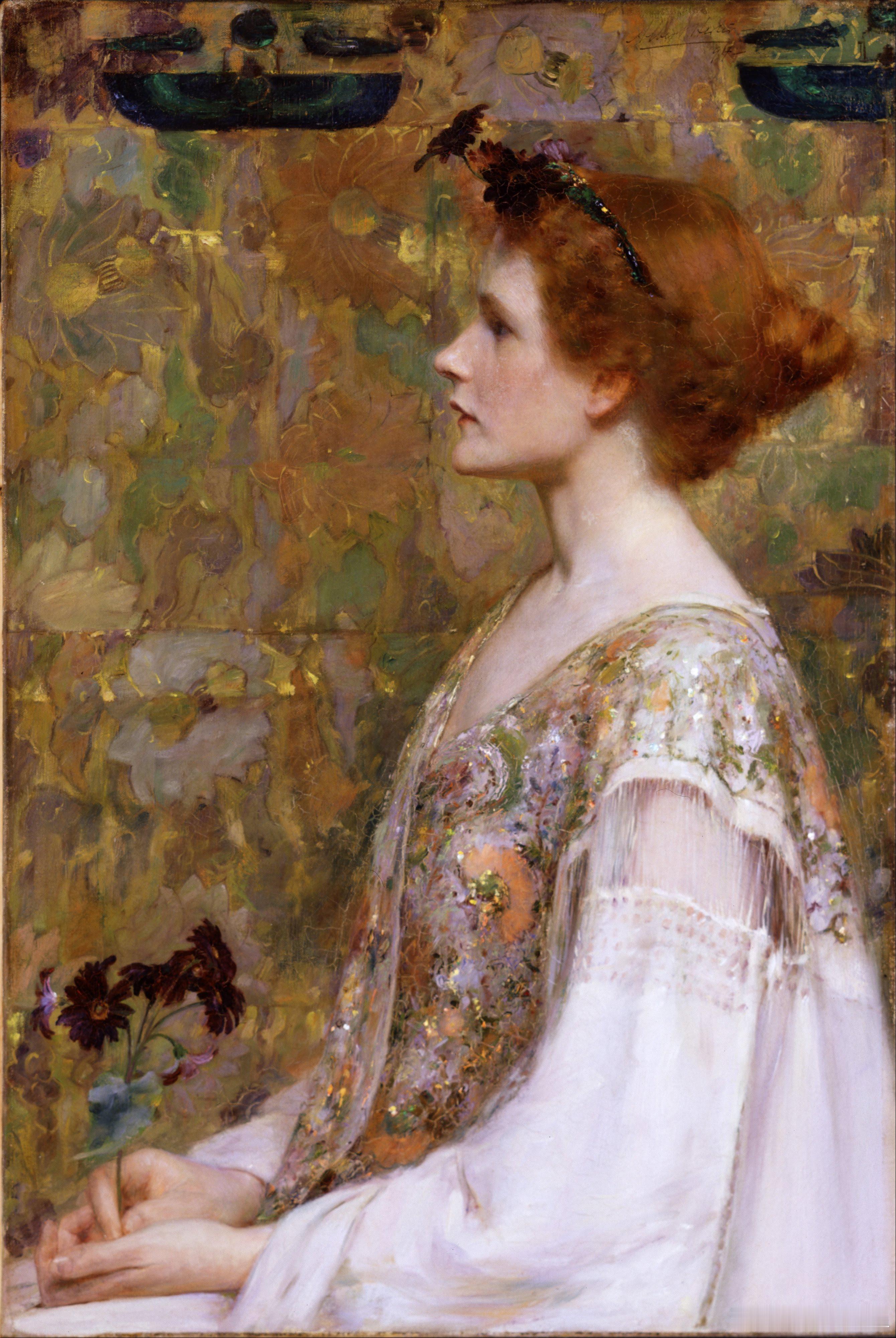 西洋历史文化鱼缸[超话] 美国画家Albert Herter (1871–195