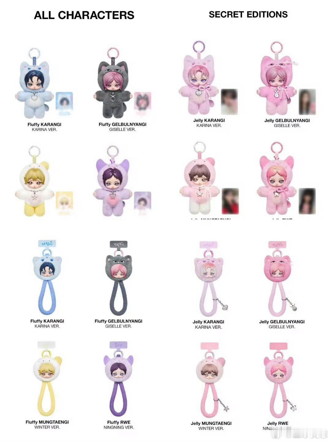 泡泡玛特 aespa脸盲。。。完全看不出来哪个是的