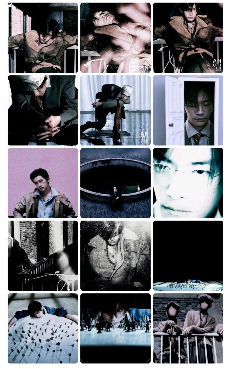 当光穿过胶片，他便是暗夜里的诗。🍃易烊千玺二登「AnotherMan」周年刊，
