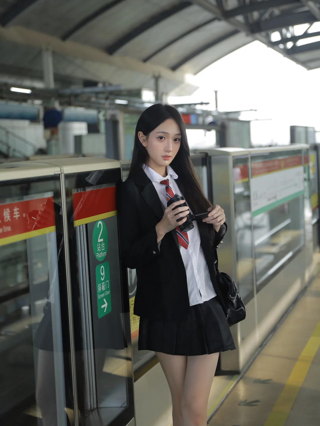 下课一起坐地铁🚇