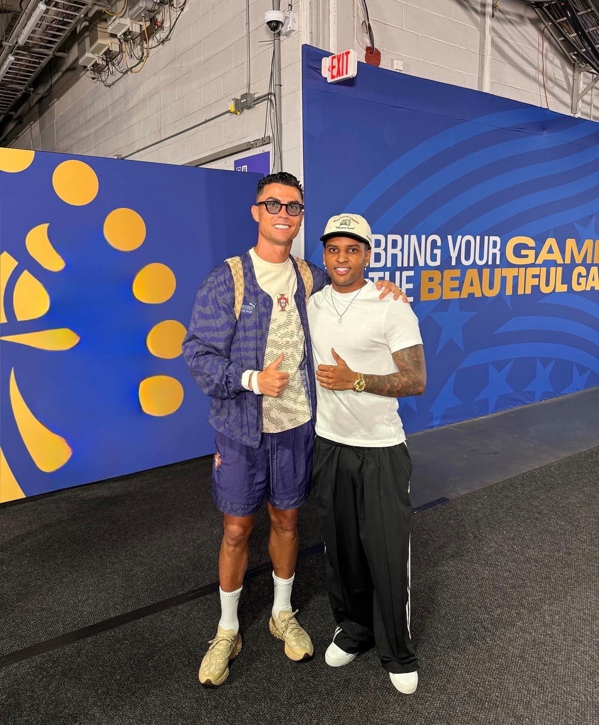 C罗 x 罗德里戈。🤍世界杯halamadrid