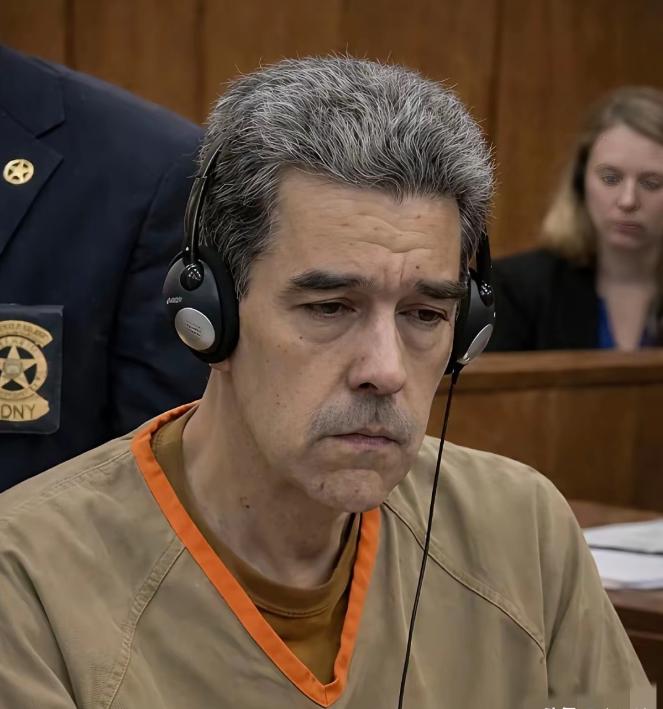 美国监狱的伙食实在是太差劲了。马杜罗已经瘦得完全脱了相了，而且短短几个月的时间已