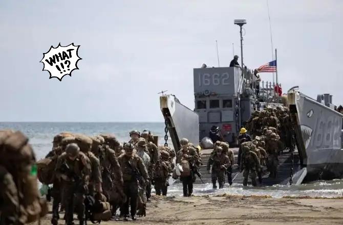 ✨5千美国海军陆战队赶赴中东?✨

🐼 特朗普想要靠这点儿人马去打伊朗，去考验