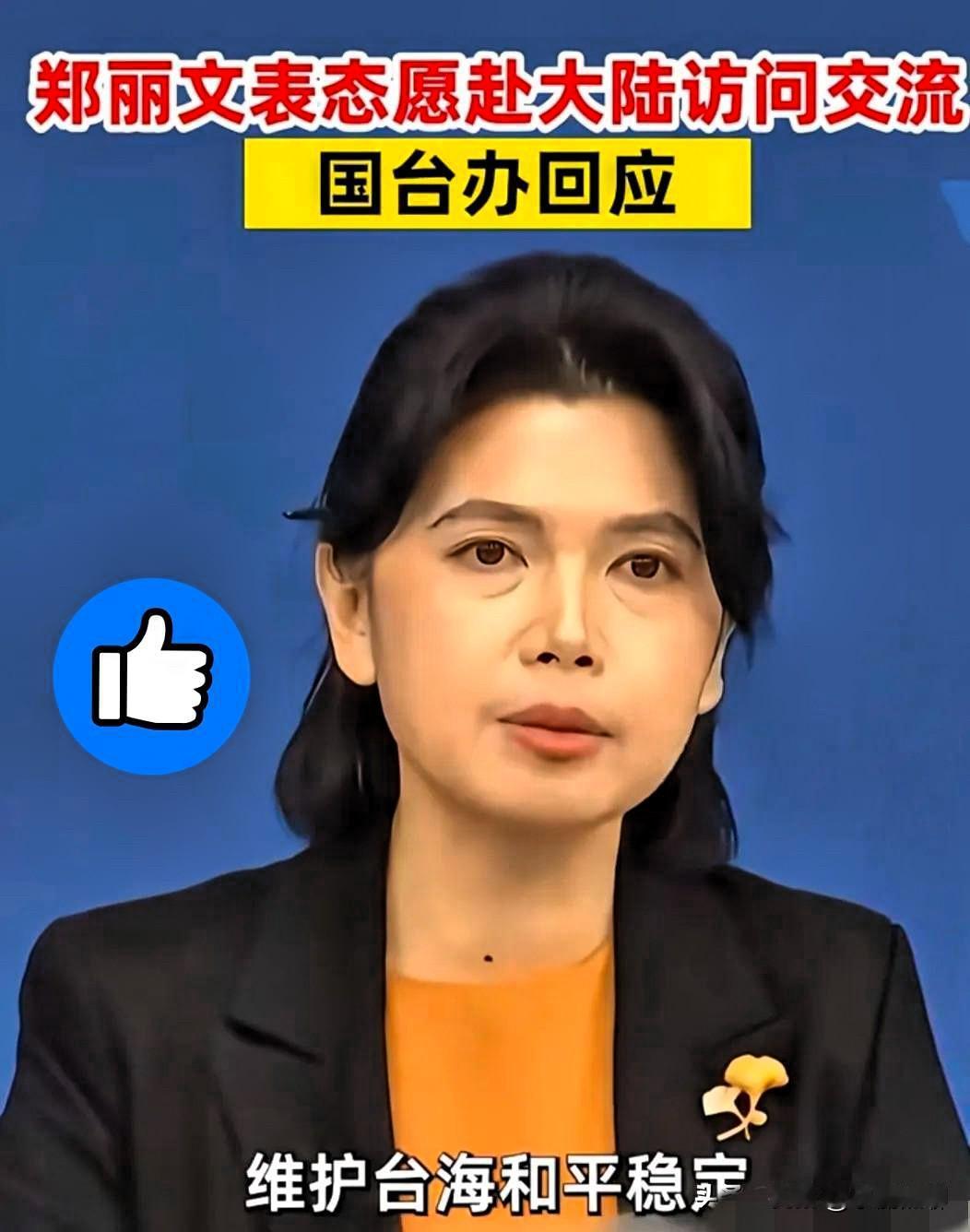 郑丽文的最新言论引发两岸高度关注！

近日郑丽文的发言掷地有声：“东方大国不可分