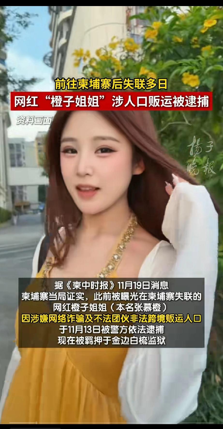 还以为她是羊，没想到她是狼🐺。
榜一大哥应该直到她被抓才看到她的真实素颜吧。