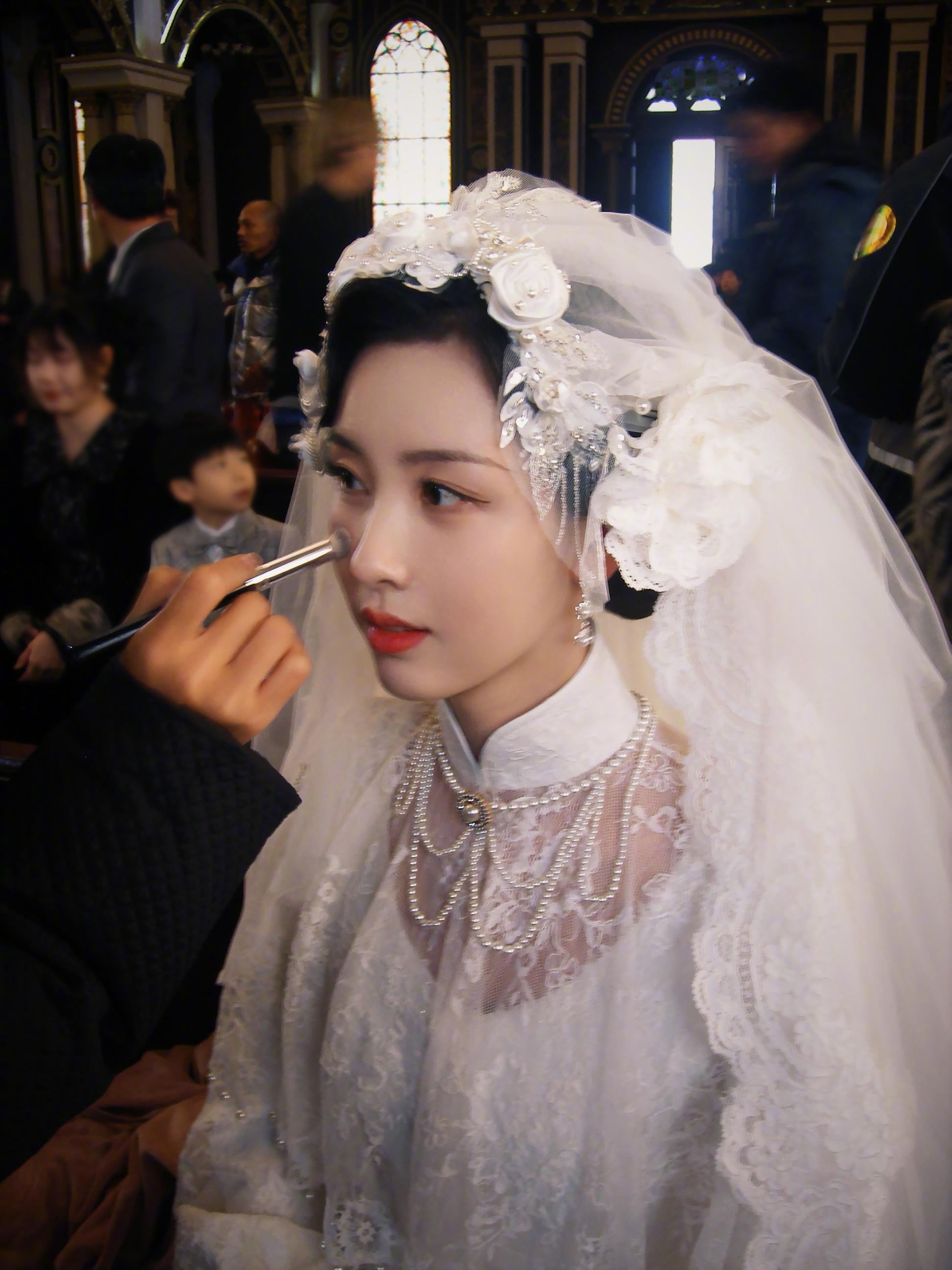 陈都灵穿婚纱太美。。。我命中注定的新娘👰🏻‍♀️ ​​​