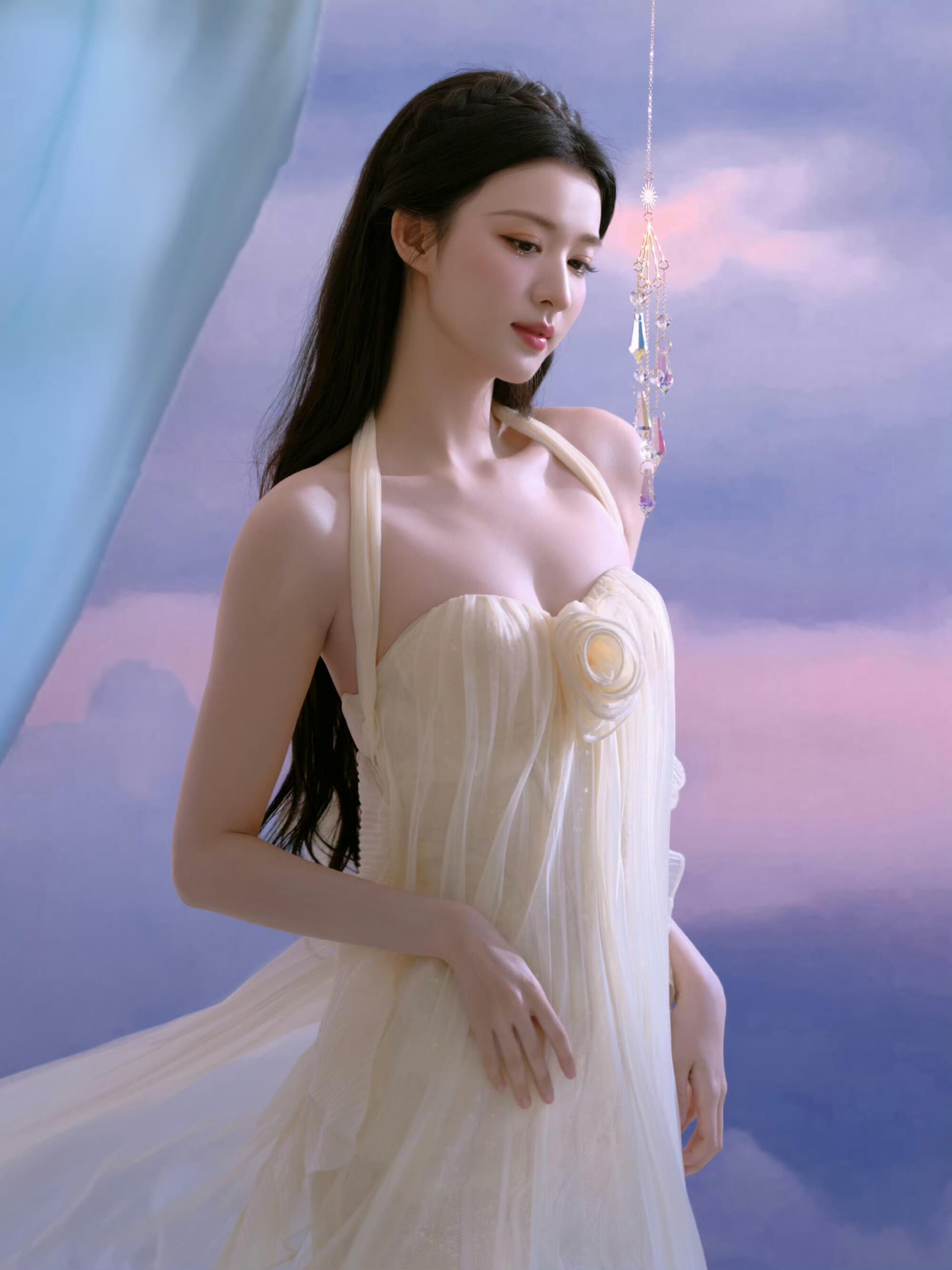 王楚然皮肤好嫩 