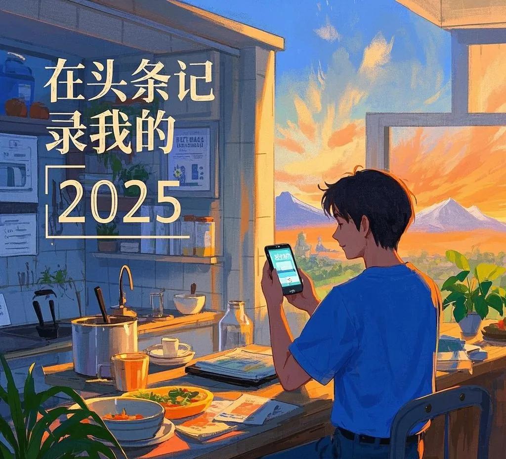 当2025的第一缕阳光洒下，我决定在头条开启记录之旅。
   这一年，工作上我立