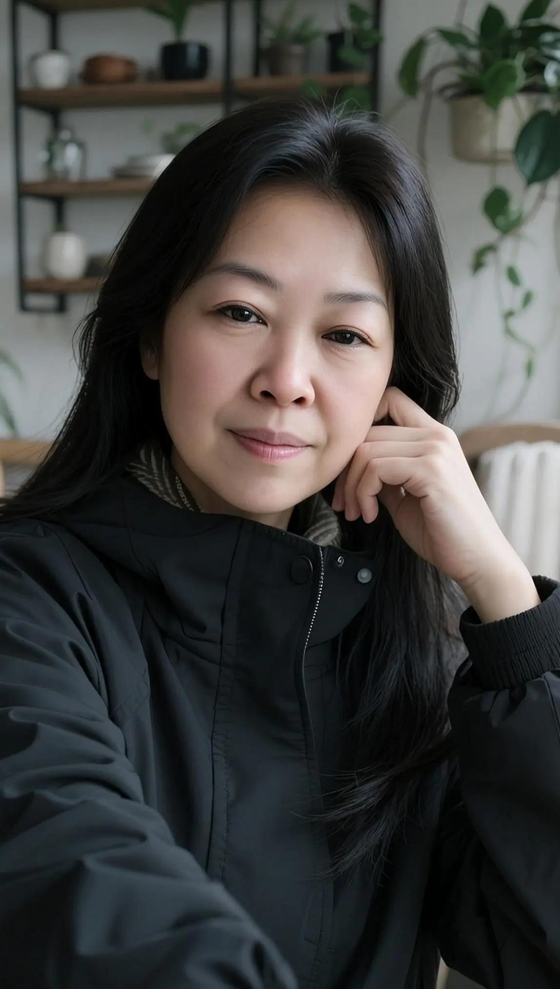 AI低饱和自拍 ai创作 每日分享