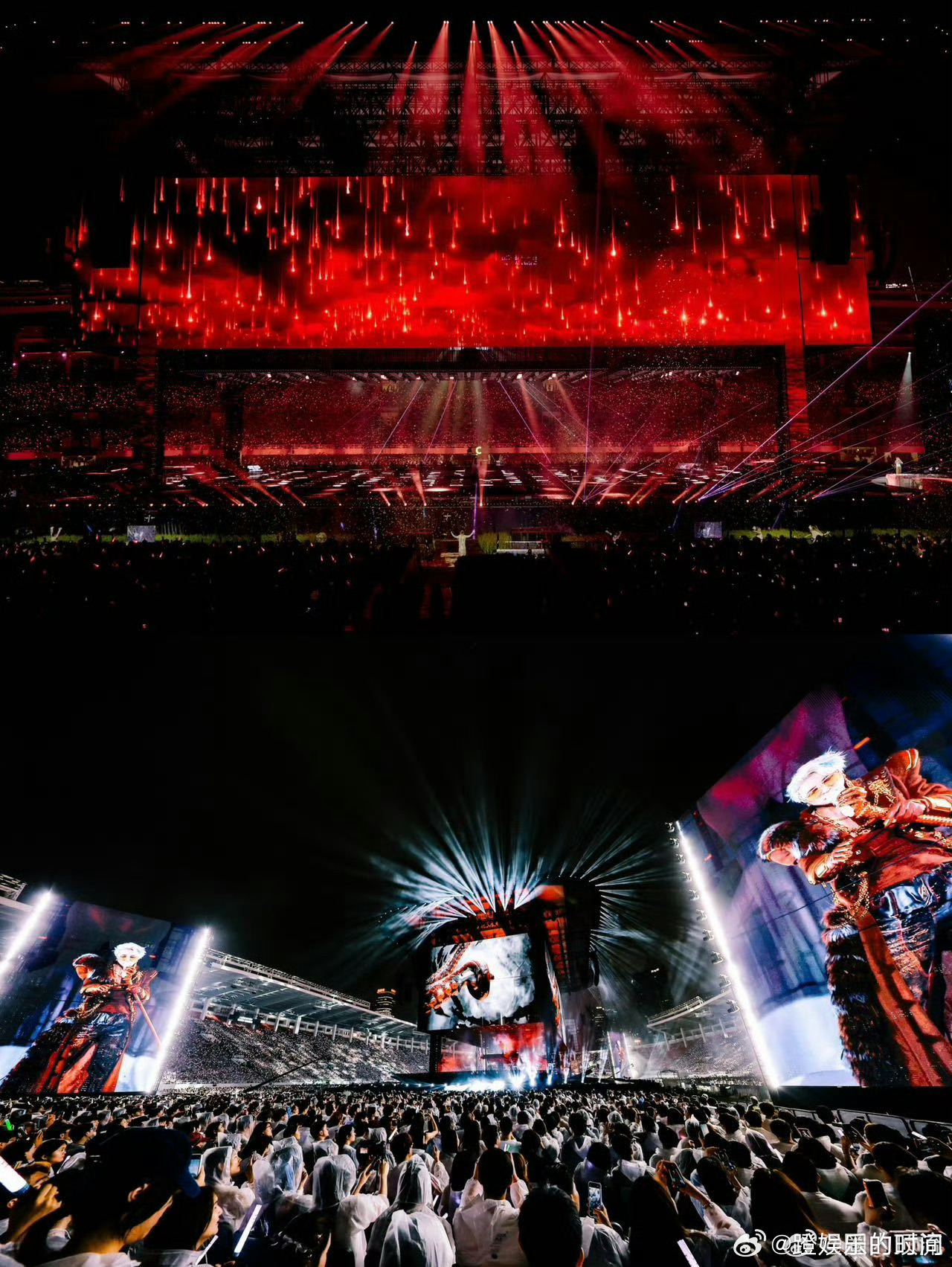 薛之谦四面台舞美要考博嘛万兽之王四面台直接刷新行业天花板，36米巨型舞台搭配千组