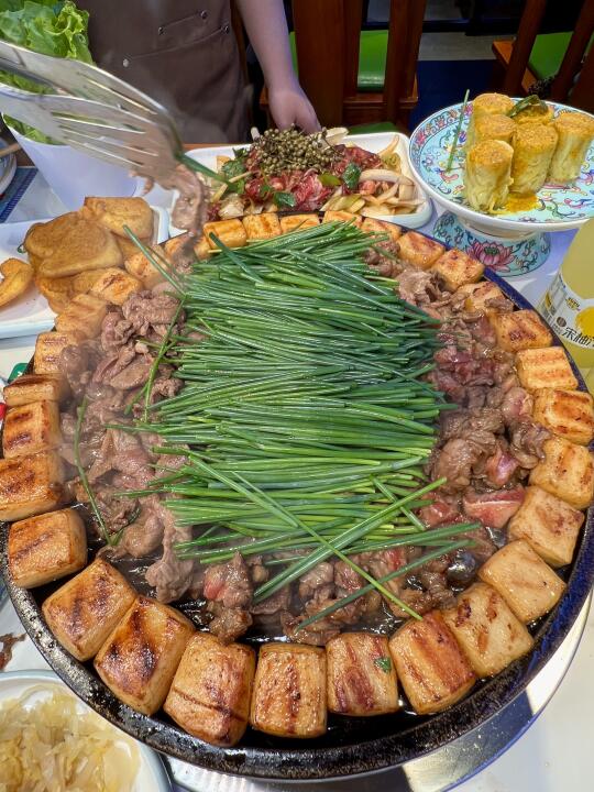原来这就是沙葱羊肉啊。。。。