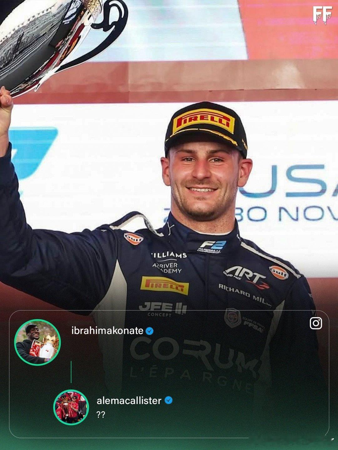 麦卡像赛车车手？科纳特@  麦卡，说他和这位赛车手很像这位赛车车手是维克多·马丁