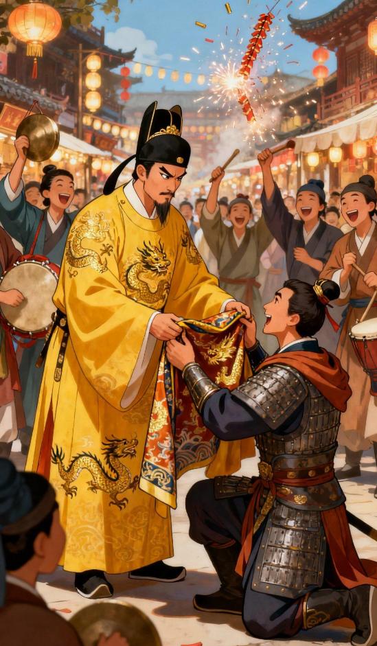 1395年，朱元璋请功臣吃饭，却赐给冯胜一杯白水。冯胜拿起酒杯问：“陛下，臣喝了