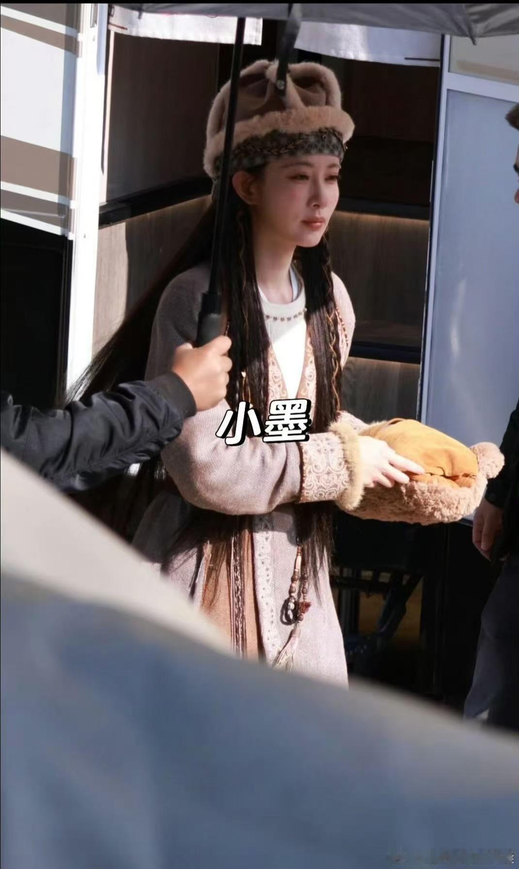 孟子义尚公主异域冻伤妆造型，好看，