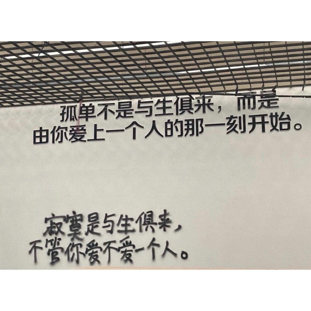 孤单与寂寞 ​​​
