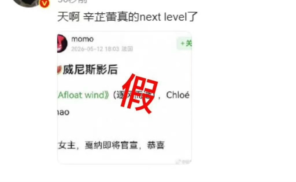 辛芷蕾赵婷合作？真的假的？辛芷蕾 赵婷