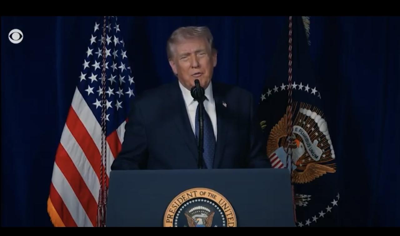 特朗普在周日发布的一段 Truth Social 视频中表示，对伊朗的作战行动将