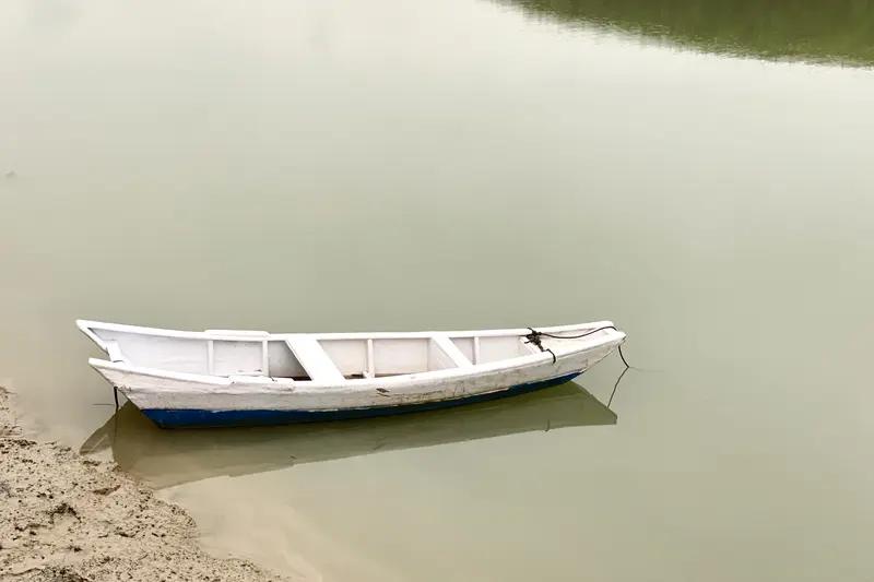 《小白船》，一听到这首童谣，思绪瞬间飘回童年。我出生于1956年，四岁时，我在沈