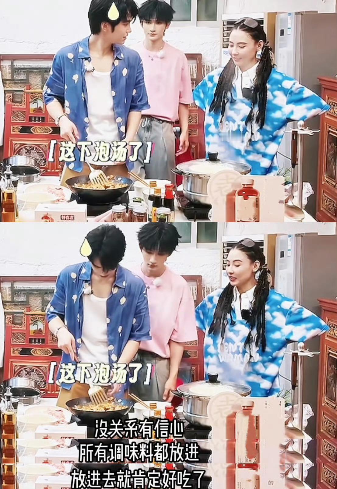 张柏芝在家也这样夸孩子吧 邵子恒嘴角压不下来那段太真实了，被夸到飘起来的感觉。 