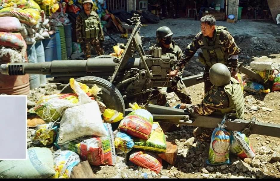 马拉维之战中菲律宾政府军装备的意大利炮
奥拓梅莱拉105毫米