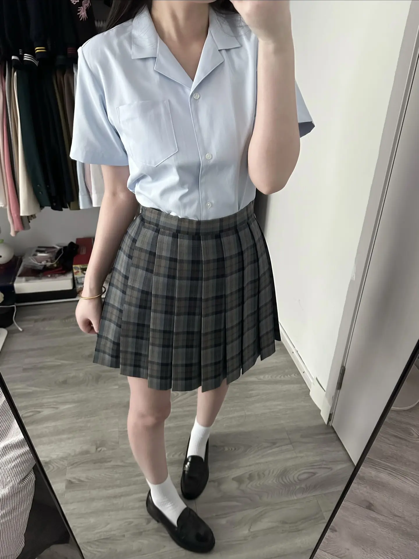 jk制服搭配向。