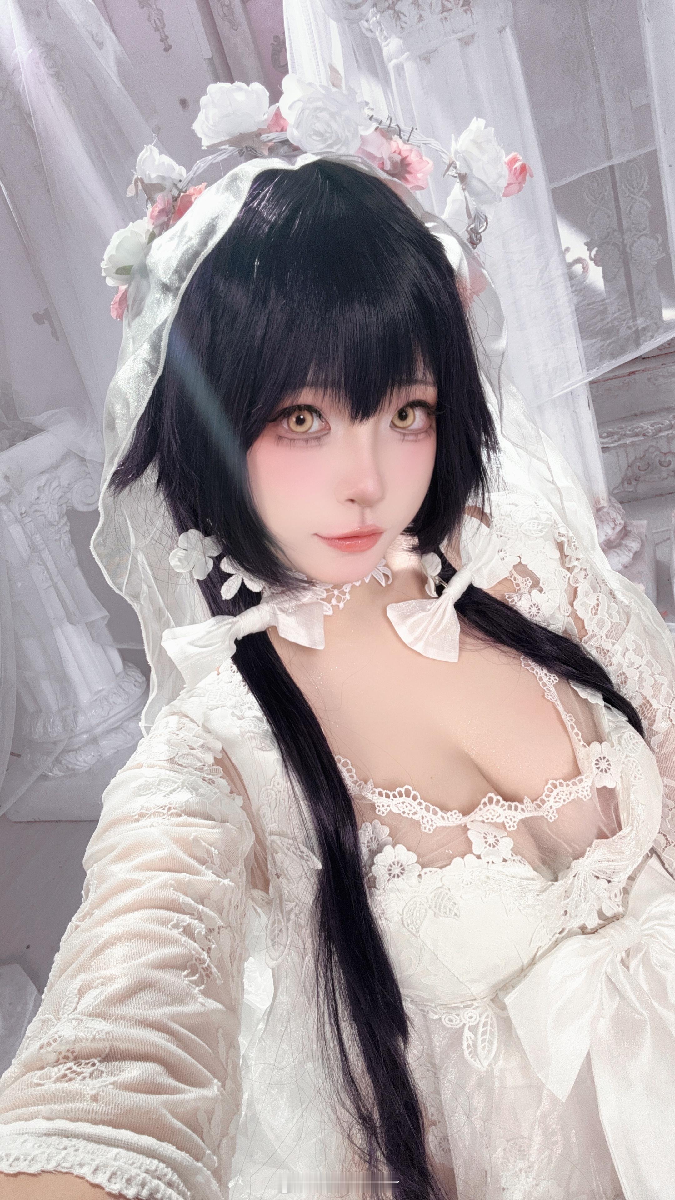 碧蓝航线[超话]  不愧是碧蓝～吾妻花嫁💐 