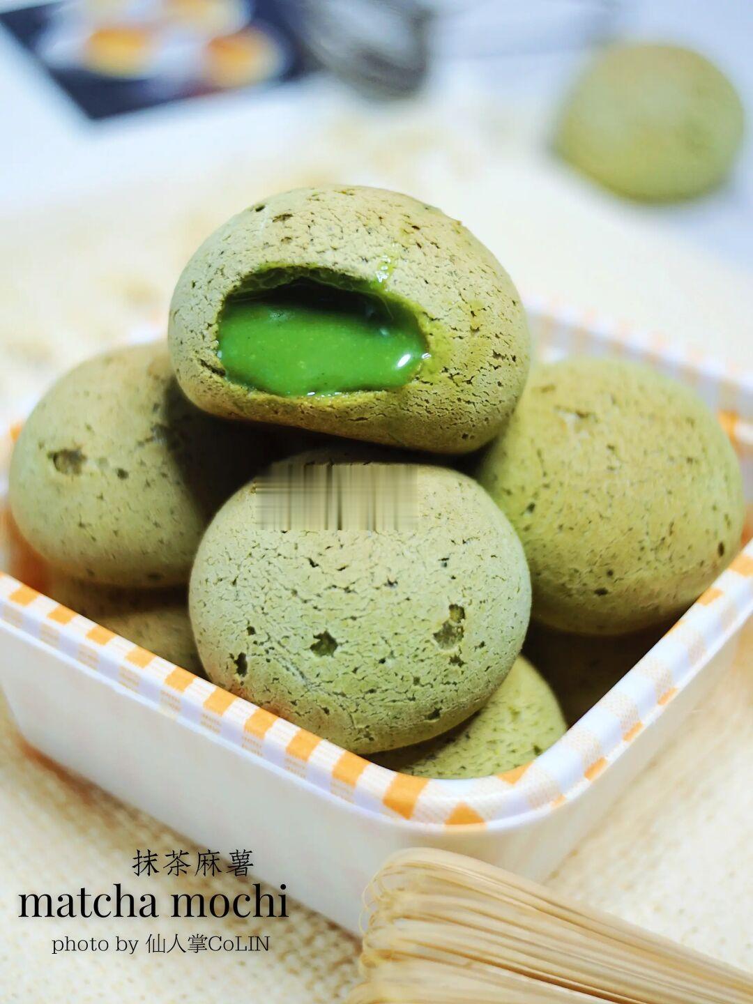 一口爆浆的流心抹茶麻薯包🍵糯叽叽的敲好吃