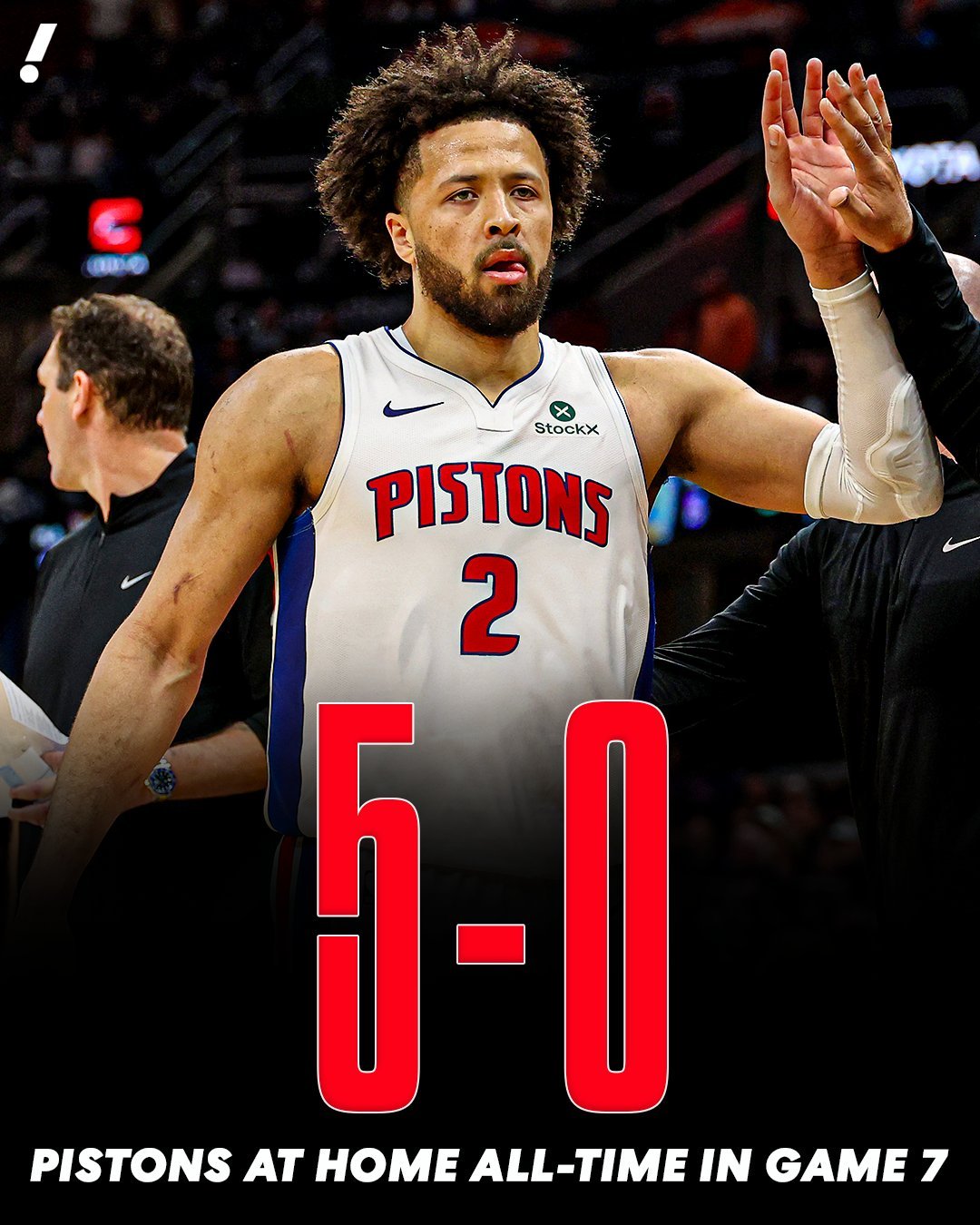 活塞队史主场抢七5胜0负nba