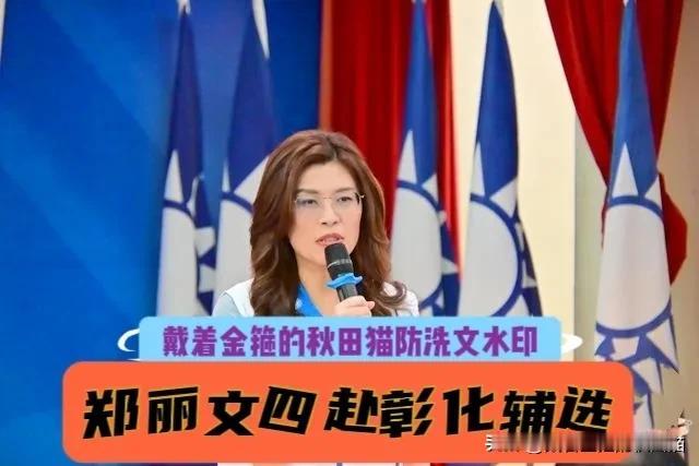 郑丽文可考虑党纪了！
党主席四赴彰化辅选，王惠美次次神隐缺席，魏平政选情不容乐观