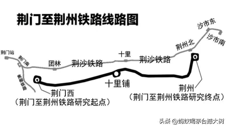 这个直角，是为了南下避开武汉的，荆州长沙武汉是一个等腰三角形，现在荆州到长沙还要