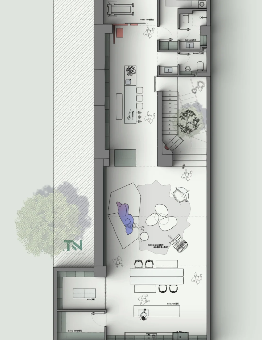 户型优化第17期｜300平地下室优化升级！｜