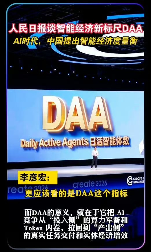 智能经济新标尺DAA人民日报提出DAA全新衡量标准，跳出只看算力消耗的旧思维，聚