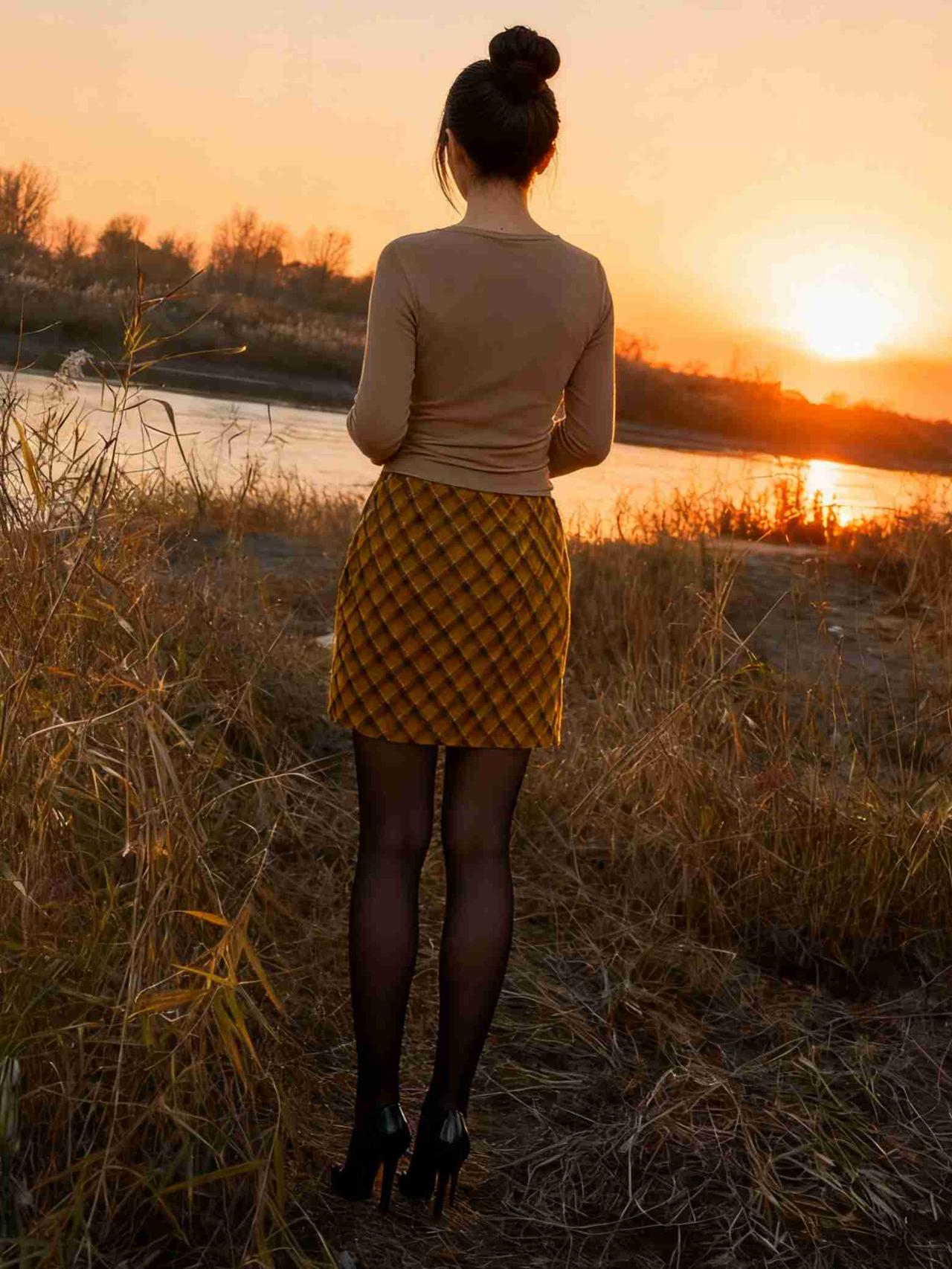 我的今日状态：😁轻松愉快
我这里的天气：☀️晴天
秋色黄昏，秋意渐浓