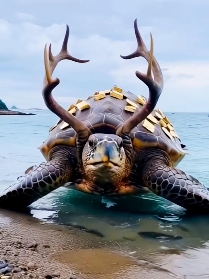 海龟的故事，让你了解生命的力量。#海龟吃海母# #一起追海龟🐢# #海龟适合有
