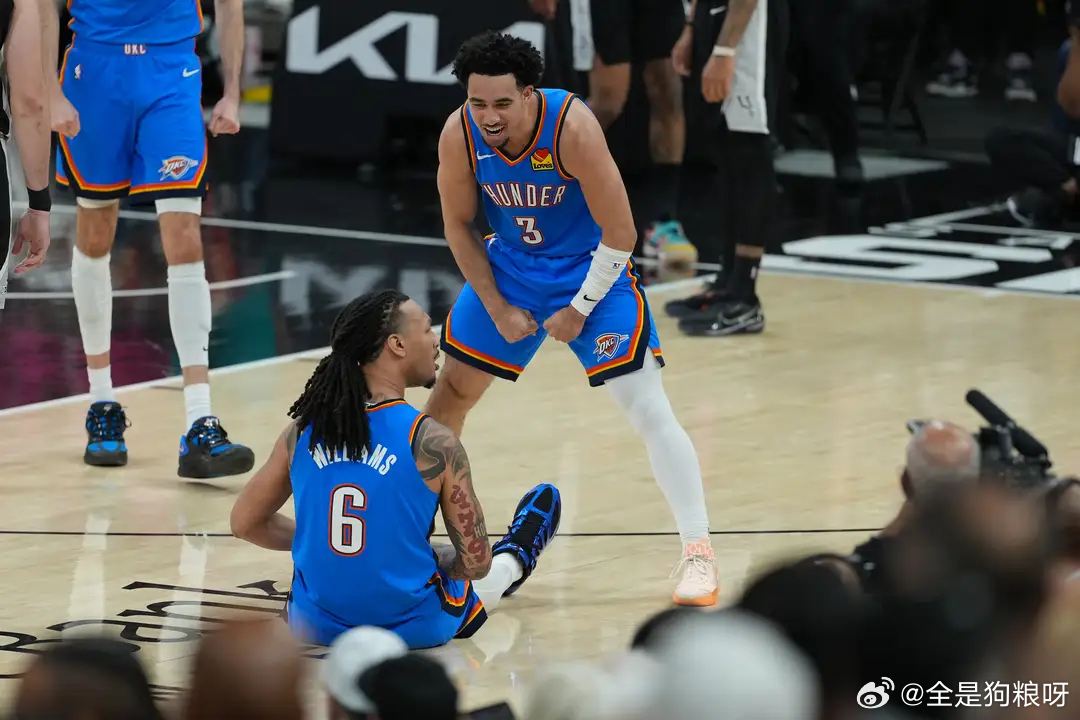 NBA季后赛西部决赛G3，雷霆123-108击败马刺，大比分2-1。本场比赛，雷