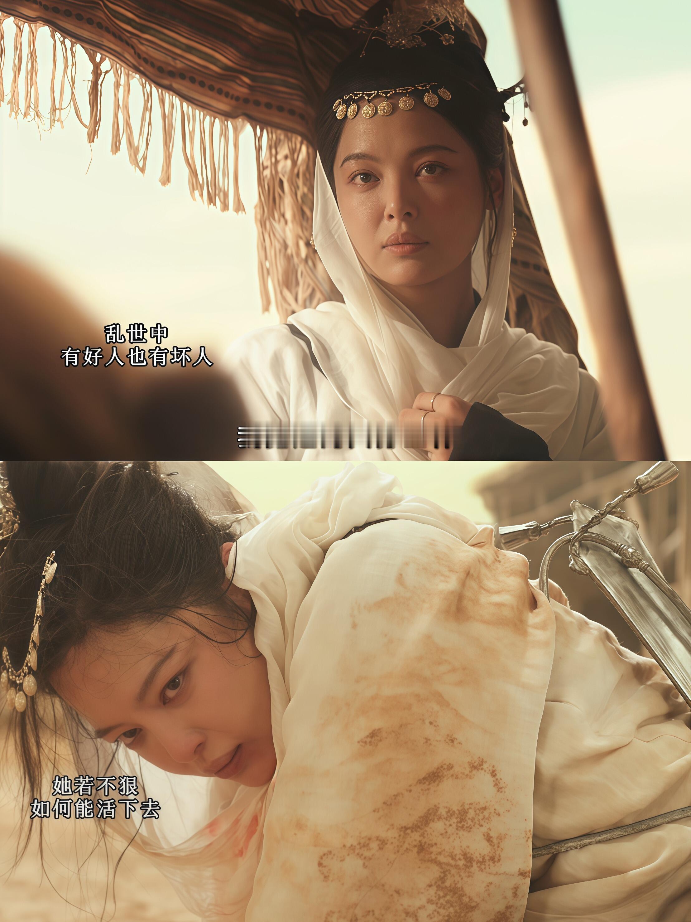 辛芷蕾从九品圣女到侠女毒女谁懂啊！辛芷蕾这次演了个能打能毒的大漠侠女，打戏帅到我