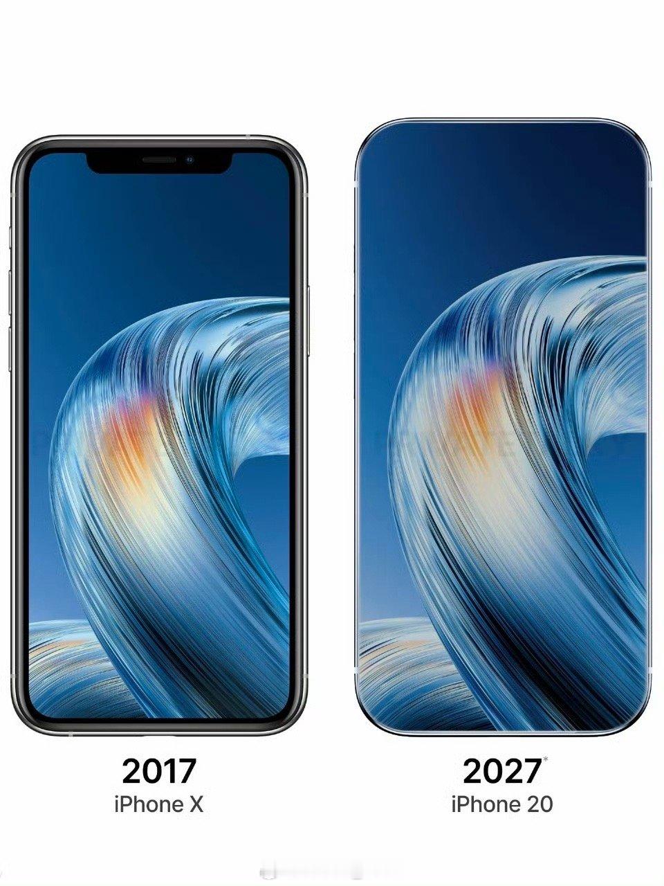 曝iPhone20搭载无开孔真全面屏哦霍在此延续传统？直接跳过iPhone19？
