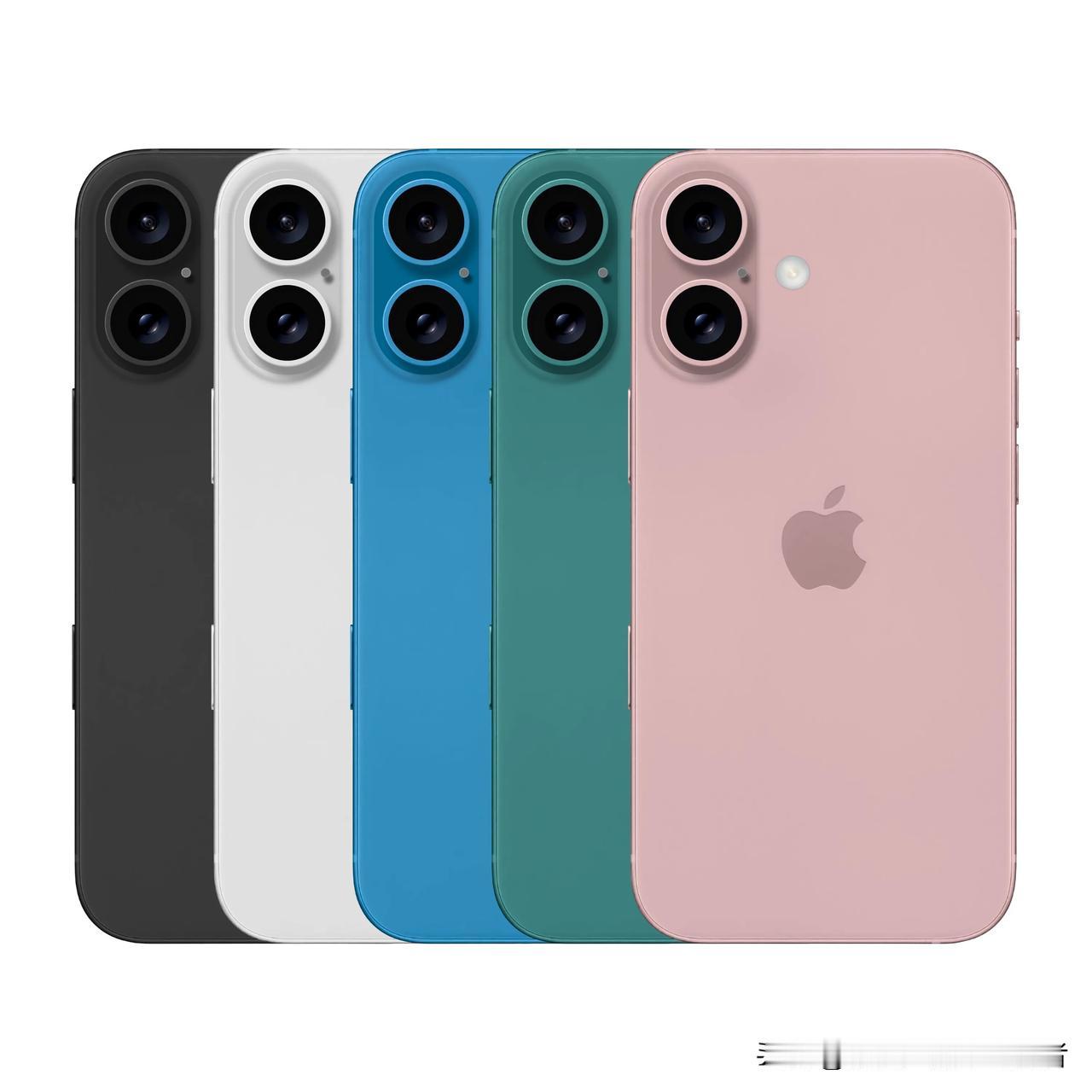 苹果iPhone 16&16 Plus 
这些颜色，可还行？[灵光一闪]

#苹