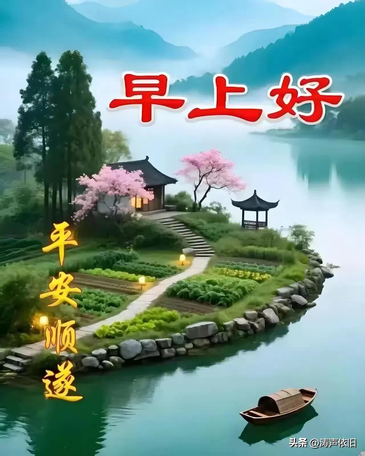 《鹧鸪天·朝夕寄安》

山秀川明天地宽，
情亲义重若丘山。
朝来一事心头记，
启
