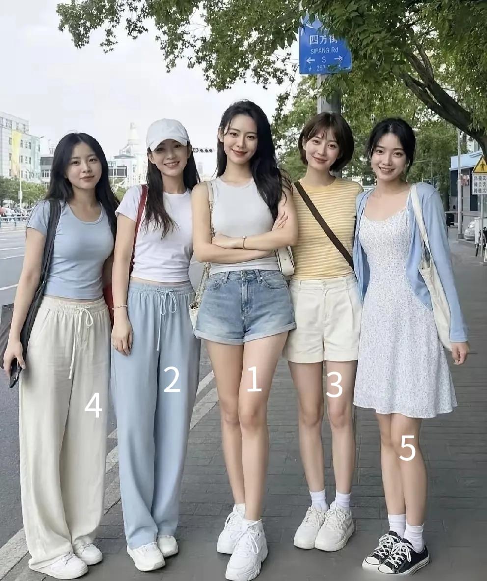 五个美女里有1号，2号，4号三个美女都相中了你，想和你一起牵手回家。选择权在于你
