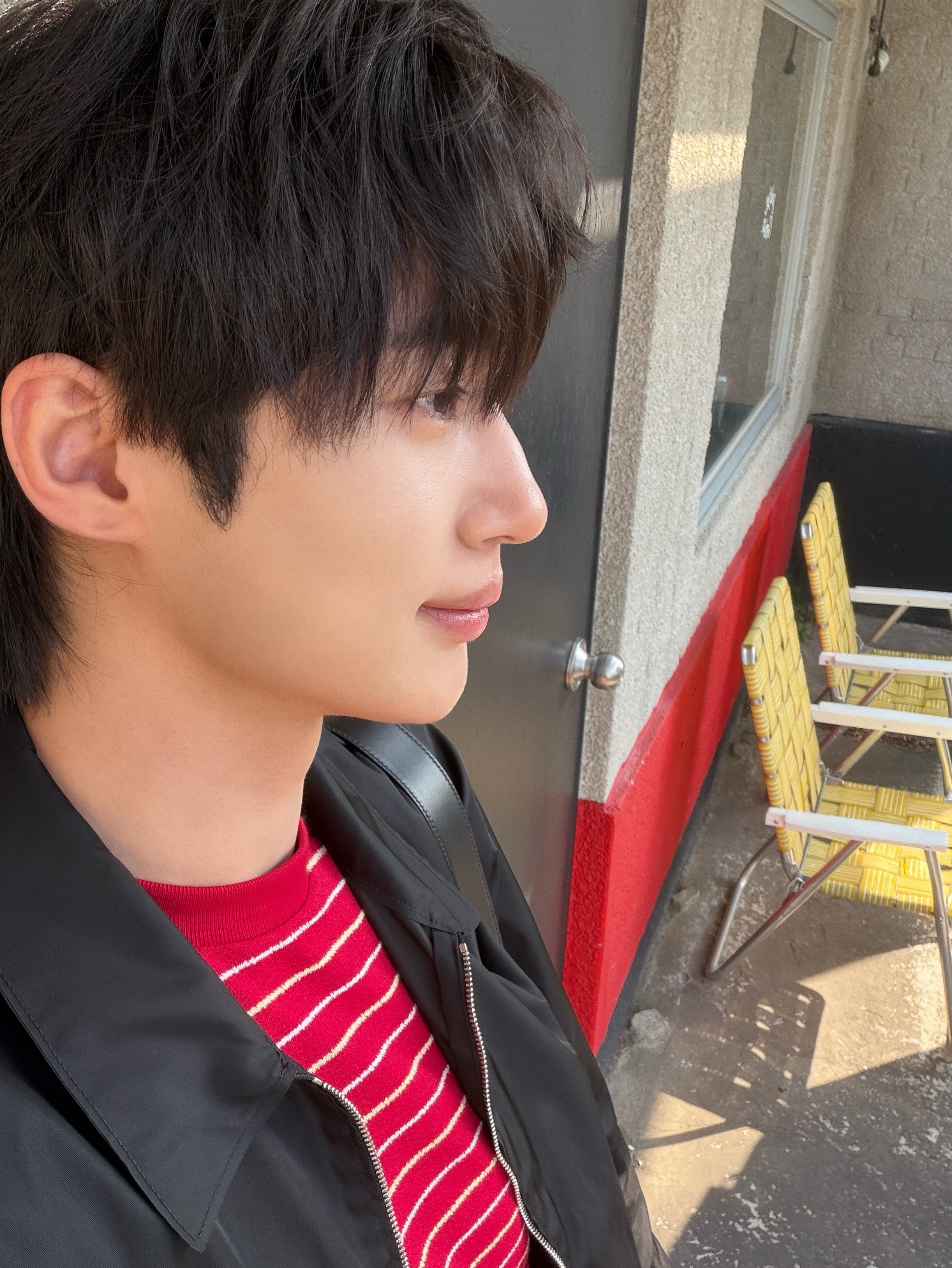 边佑锡Woo-Seok in PRADA 🍃🖤边哥的下午茶时间、好舒服的一组