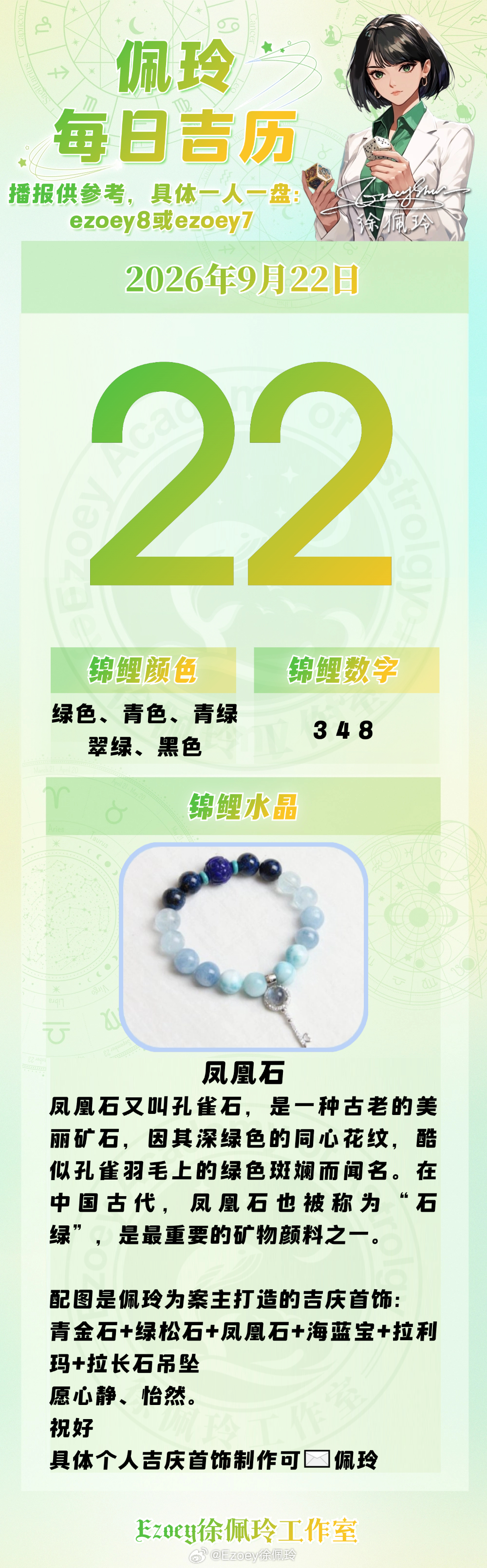 【佩玲星座吉历】9.22日锦鲤星座排行、数字、颜色、方位、时间全方位讲解留言【招