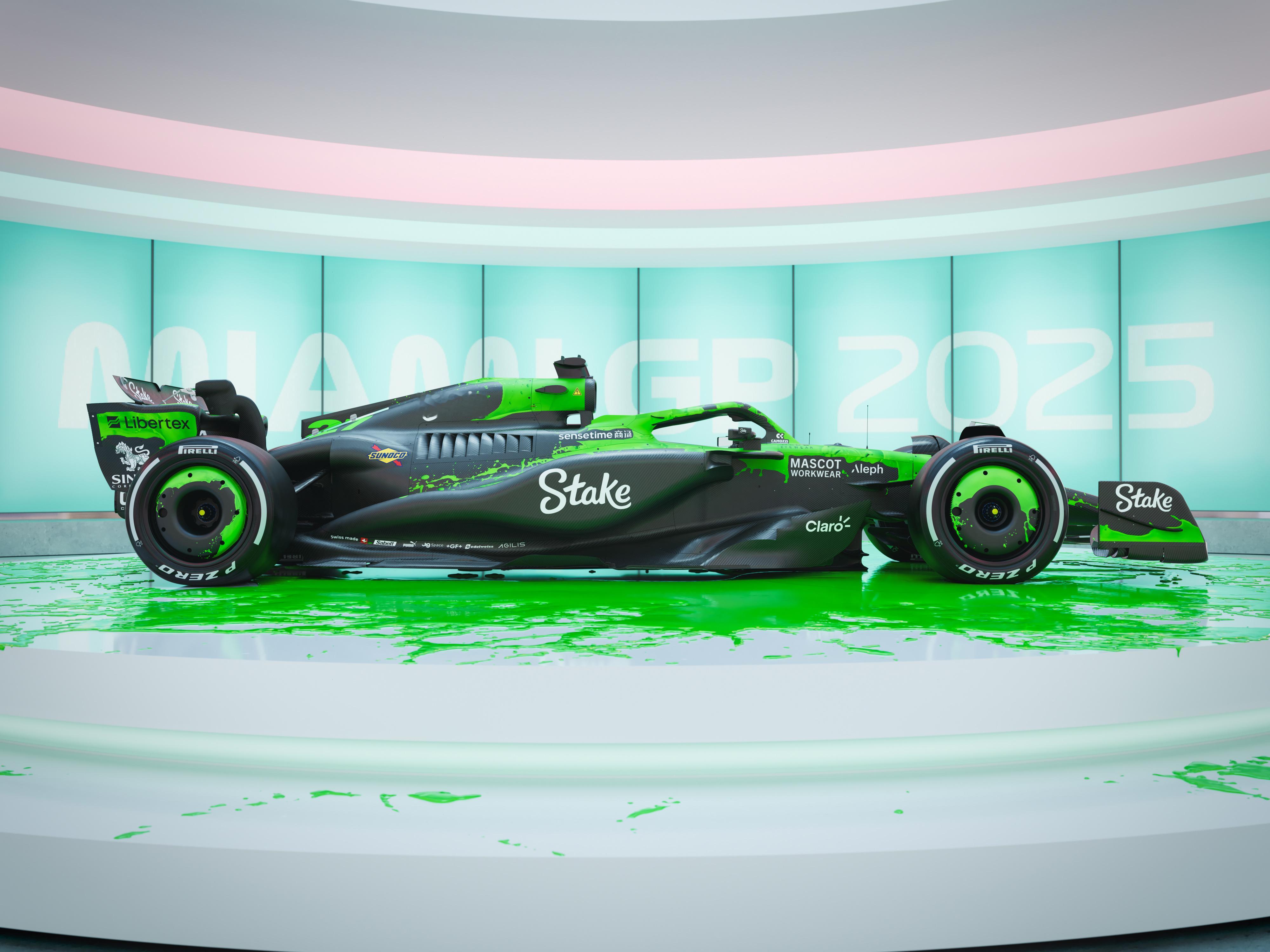 F1 索伯车队发布迈阿密大奖赛特别版涂装 2025F1迈阿密大奖赛 ​​​